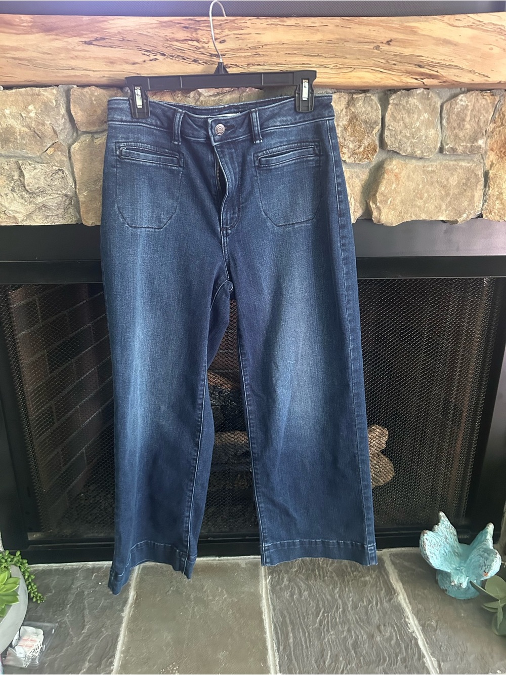 Sonoma Women's Dark Blue Wide-Leg Jeans